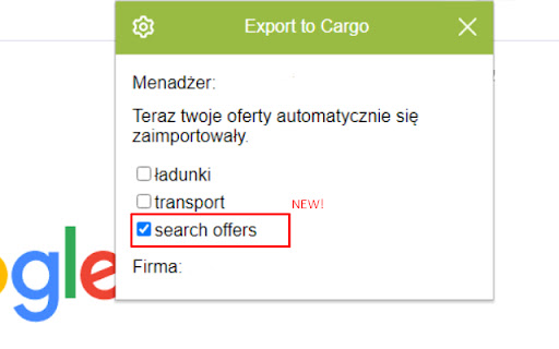 Freights Assistant 3.0  from Chrome web store to be run with OffiDocs Chromium online