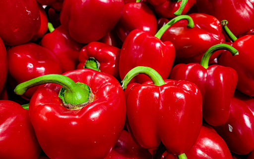 Fresh bell peppers  from Chrome web store to be run with OffiDocs Chromium online