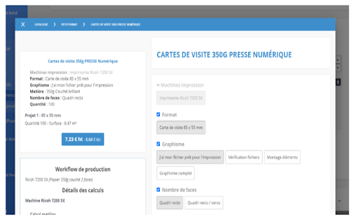 Freshprocess Catalogue  from Chrome web store to be run with OffiDocs Chromium online