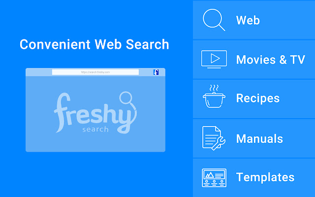 Freshy Search  from Chrome web store to be run with OffiDocs Chromium online