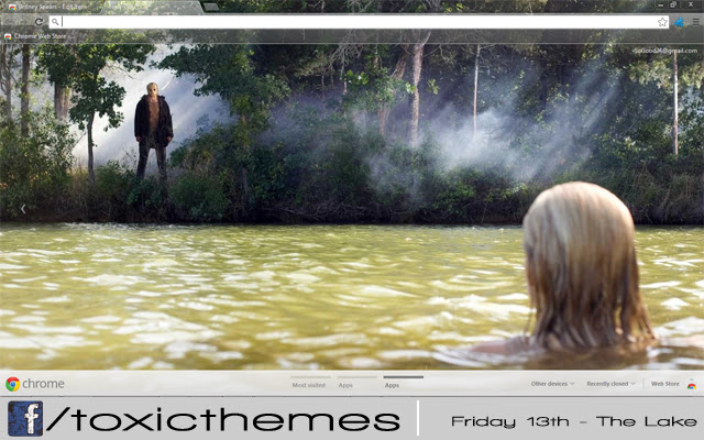 Sexta-feira, 13, The Lake da Chrome Web Store será executado com OffiDocs Chromium online