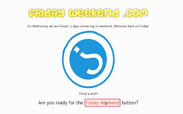 Friday Weekend  from Chrome web store to be run with OffiDocs Chromium online