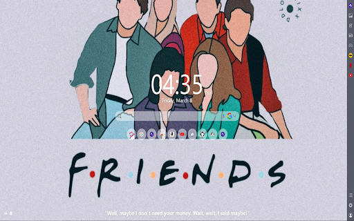 Friends  from Chrome web store to be run with OffiDocs Chromium online