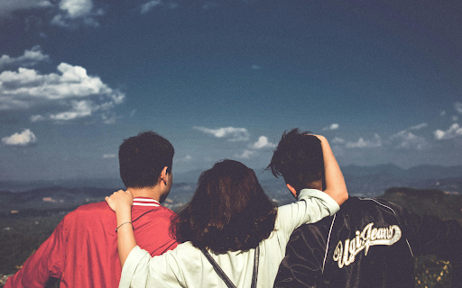 Friends Under the Sky  from Chrome web store to be run with OffiDocs Chromium online