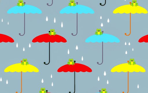 Frog and Umbrella  from Chrome web store to be run with OffiDocs Chromium online