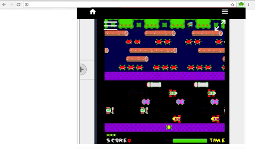 Frogger Candy game  from Chrome web store to be run with OffiDocs Chromium online