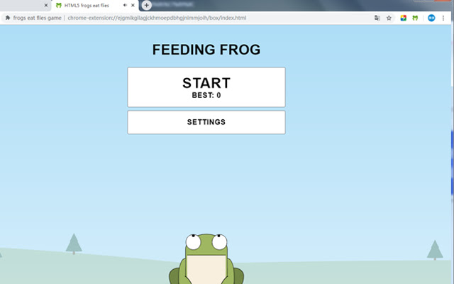 frogs eat flies game  from Chrome web store to be run with OffiDocs Chromium online