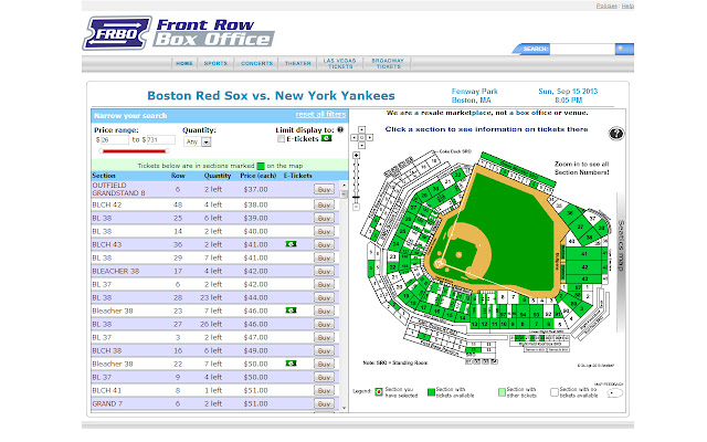 Front Row Box Office  from Chrome web store to be run with OffiDocs Chromium online
