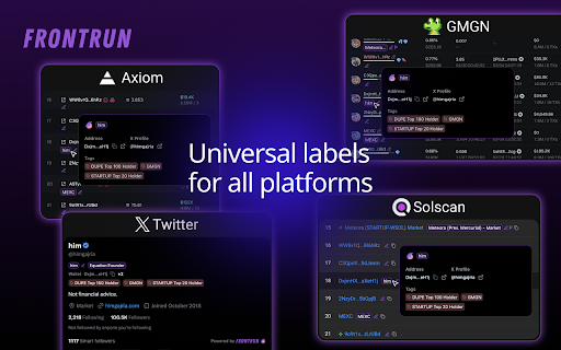 Frontrun  from Chrome web store to be run with OffiDocs Chromium online