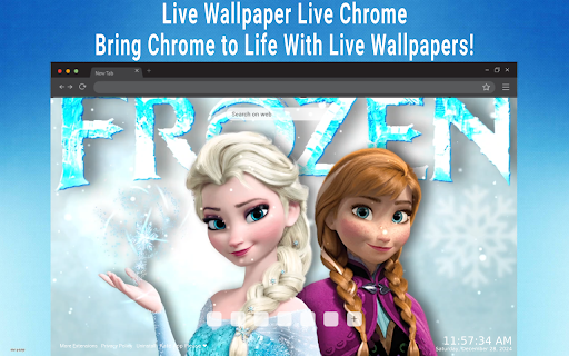 Frozen Disney Wallpaper  from Chrome web store to be run with OffiDocs Chromium online