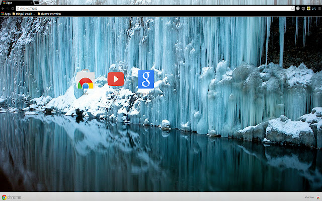 Frozen Falls  from Chrome web store to be run with OffiDocs Chromium online
