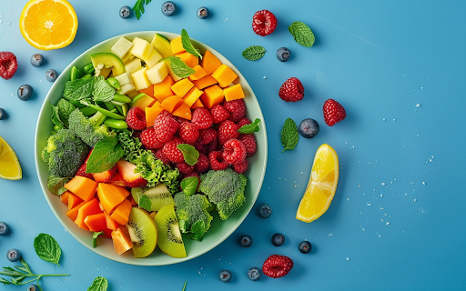 Fruit and vegetable party  from Chrome web store to be run with OffiDocs Chromium online