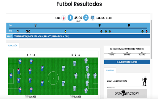 Fútbol Libre  from Chrome web store to be run with OffiDocs Chromium online
