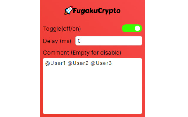 FugakuCrypto  from Chrome web store to be run with OffiDocs Chromium online