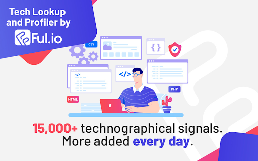 Ful.io Technology Profiler and lookup  from Chrome web store to be run with OffiDocs Chromium online