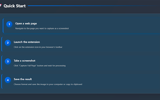 Full Page Screenshot Capture  from Chrome web store to be run with OffiDocs Chromium online