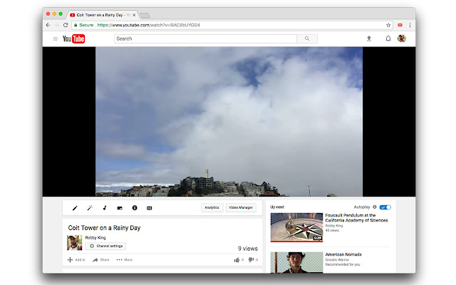 Full Window YouTube  from Chrome web store to be run with OffiDocs Chromium online