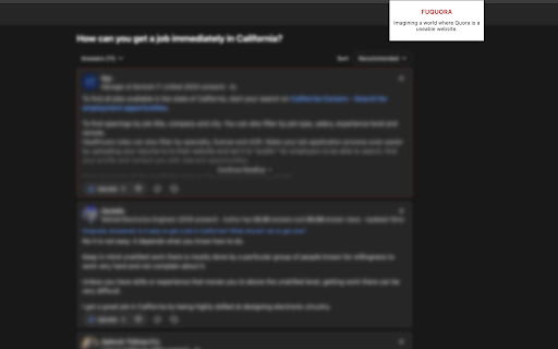 FUQUORA  from Chrome web store to be run with OffiDocs Chromium online