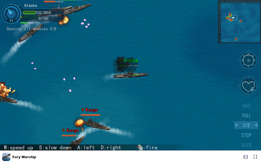 Fury Warship Game Experience intense ship to ship warfare!  from Chrome web store to be run with OffiDocs Chromium online