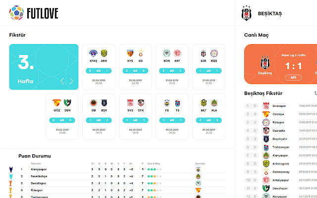 Futlove  from Chrome web store to be run with OffiDocs Chromium online