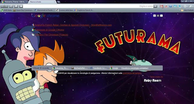 Futurama_Theme  from Chrome web store to be run with OffiDocs Chromium online