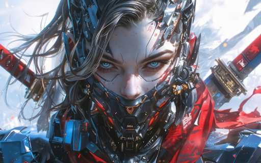 Future Female Warrior  from Chrome web store to be run with OffiDocs Chromium online