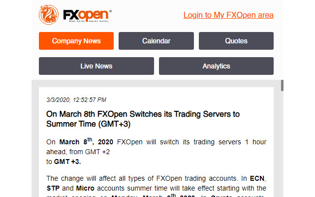 FXOpen Traders Tools  from Chrome web store to be run with OffiDocs Chromium online