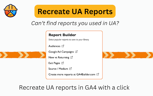GA4 Fixer  from Chrome web store to be run with OffiDocs Chromium online