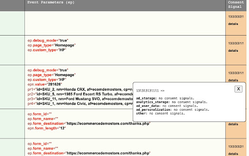 GA4 Network Inspector  from Chrome web store to be run with OffiDocs Chromium online