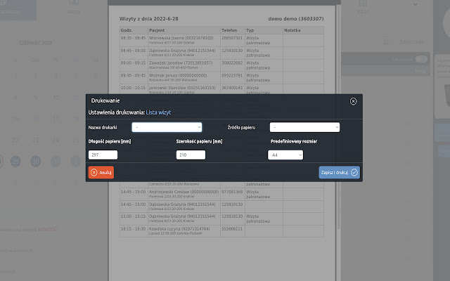 GabinetPrinter  from Chrome web store to be run with OffiDocs Chromium online