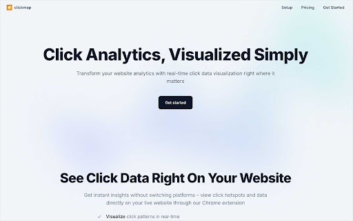 GAClickMap  from Chrome web store to be run with OffiDocs Chromium online