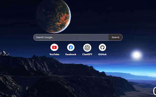 Galactic Horizons  from Chrome web store to be run with OffiDocs Chromium online