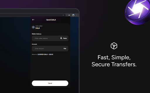 Gala Wallet  from Chrome web store to be run with OffiDocs Chromium online