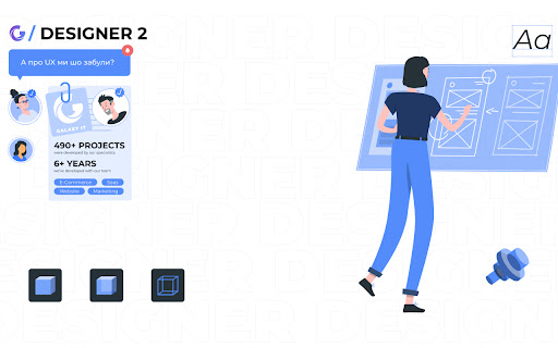 Galaxy IT DESIGNER 2  from Chrome web store to be run with OffiDocs Chromium online