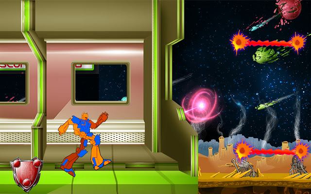 GALAXY WARRIOR  from Chrome web store to be run with OffiDocs Chromium online