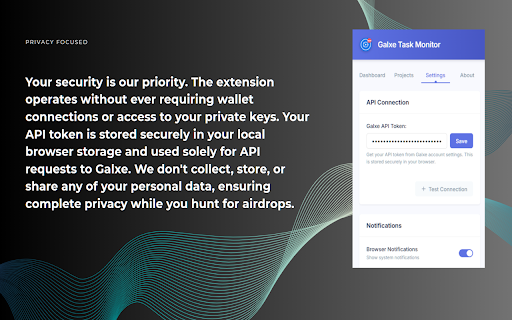 Galxe Task Monitor  from Chrome web store to be run with OffiDocs Chromium online