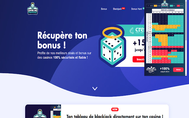 Gambling Paradise | Blackjack  from Chrome web store to be run with OffiDocs Chromium online