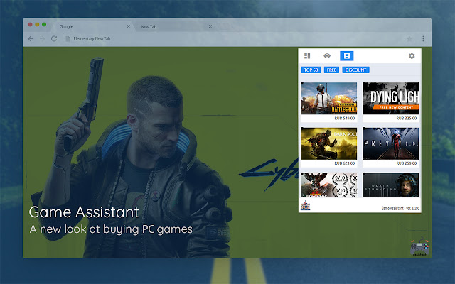 Game Assistant  from Chrome web store to be run with OffiDocs Chromium online