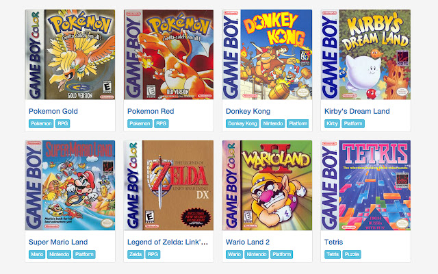 Game Boy Emulator online  from Chrome web store to be run with OffiDocs Chromium online