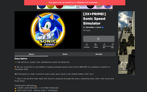 Gamefam Blocker  from Chrome web store to be run with OffiDocs Chromium online