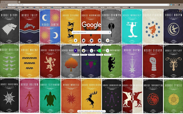 Game of Thrones All Houses  from Chrome web store to be run with OffiDocs Chromium online
