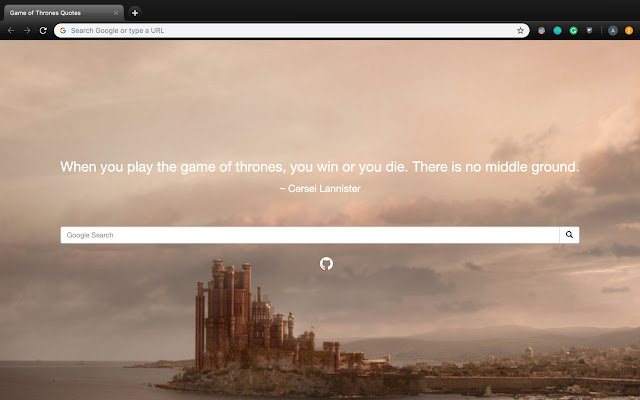 Game of Thrones Quotes  from Chrome web store to be run with OffiDocs Chromium online