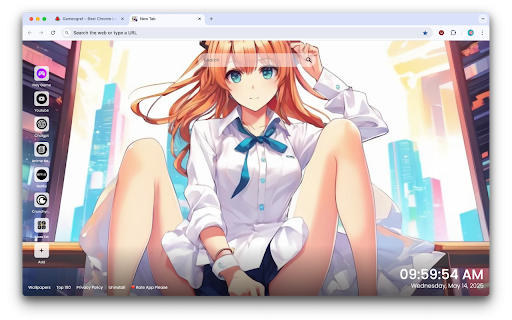 Gameograf Unique Anime Girls Wallpaper  from Chrome web store to be run with OffiDocs Chromium online