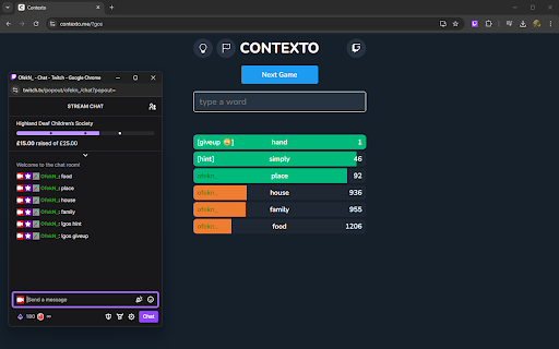 Game On Stream  from Chrome web store to be run with OffiDocs Chromium online