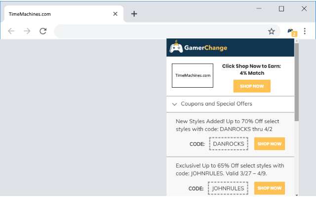GamerChange Navi  from Chrome web store to be run with OffiDocs Chromium online