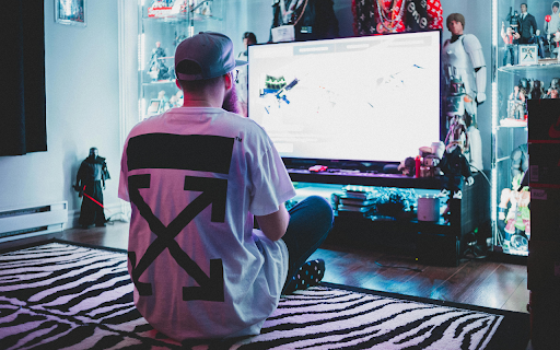 Gamers Neon Room  from Chrome web store to be run with OffiDocs Chromium online