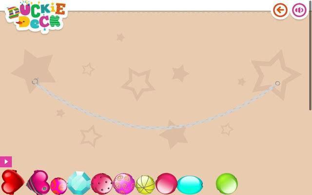 Games for Girl Necklace at Duckie Deck  from Chrome web store to be run with OffiDocs Chromium online