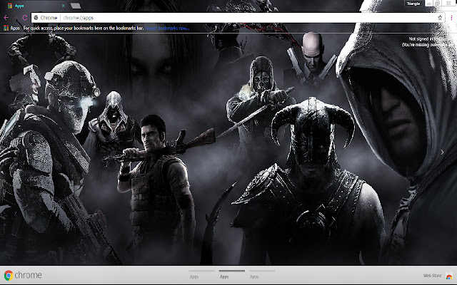 Game : Skyrim 1366x768  from Chrome web store to be run with OffiDocs Chromium online