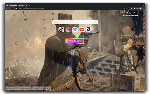 Game Wallpaper New Tab Live Wallpaper  from Chrome web store to be run with OffiDocs Chromium online