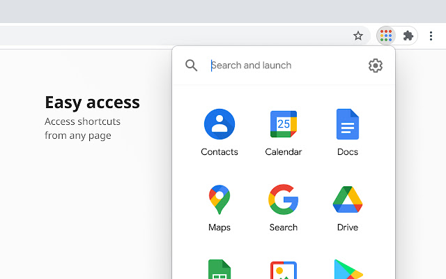 G App Launcher (Customizer for Google™)  from Chrome web store to be run with OffiDocs Chromium online